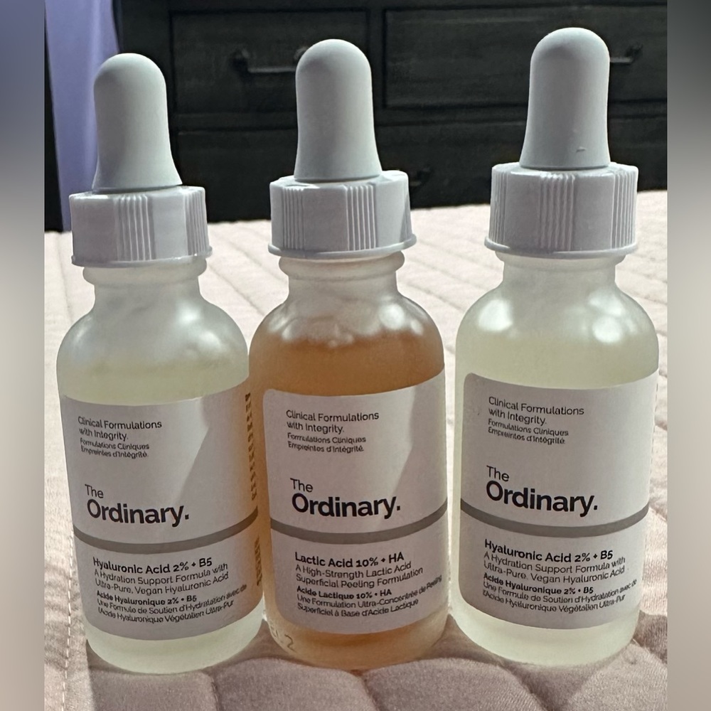 The Ordinary Hydrators & Oils, Direct Acids